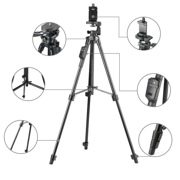 YUNTENG 5208 Aluminum Tripod