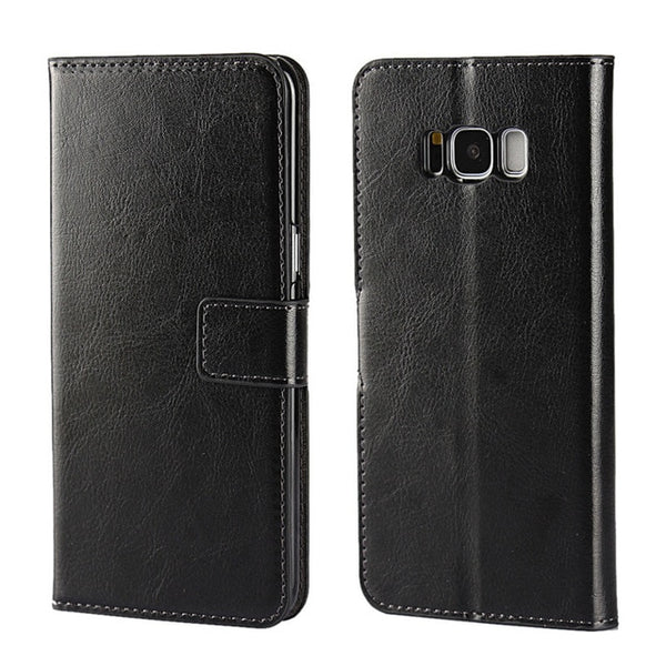 Leather Flip Wallet Case