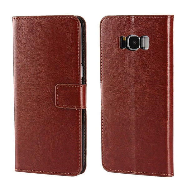 Leather Flip Wallet Case