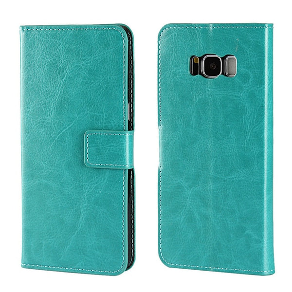 Leather Flip Wallet Case