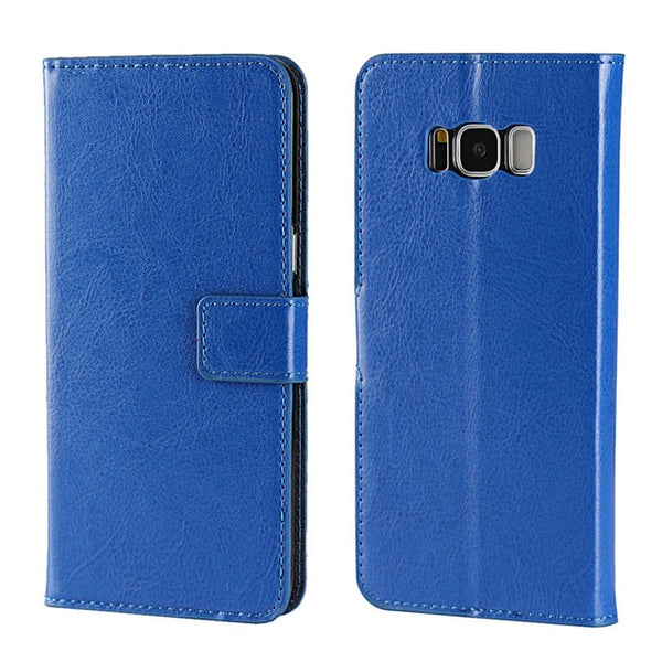 Leather Flip Wallet Case