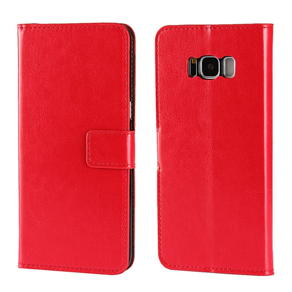 Leather Flip Wallet Case