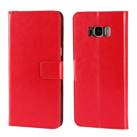 Leather Flip Wallet Case