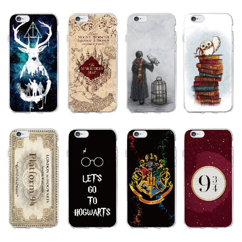 Harry Potter Hogwarts Pattern Design cases