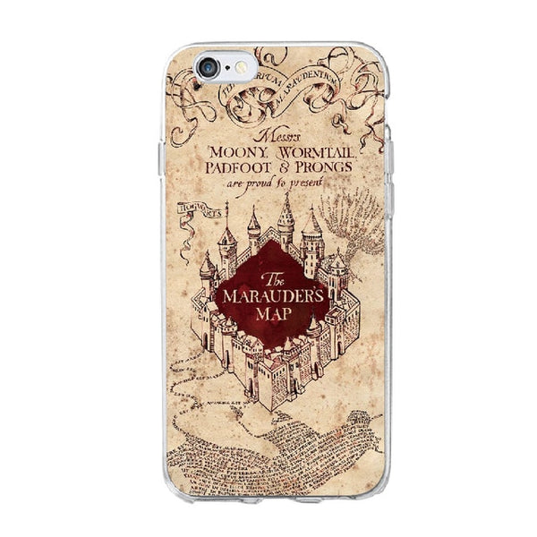 Harry Potter Hogwarts Pattern Design cases