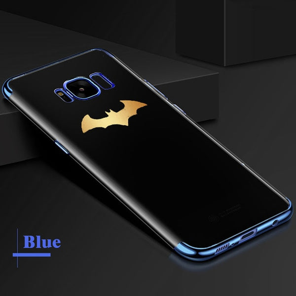 Batman Luxury Plating Soft Phone Case For