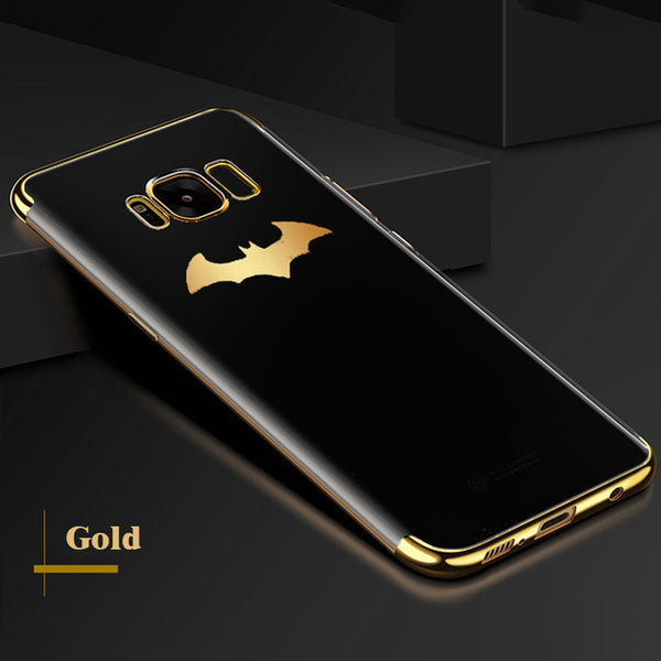 Batman Luxury Plating Soft Phone Case For