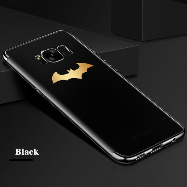 Batman Luxury Plating Soft Phone Case For