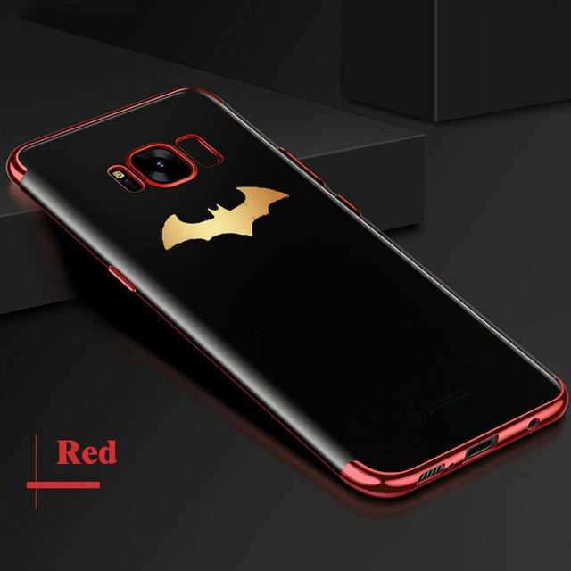 Batman Luxury Plating Soft Phone Case For