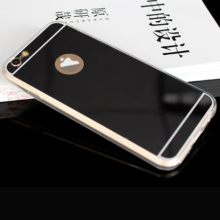 Rose gold Luxury Mirror Flash Fashion Case