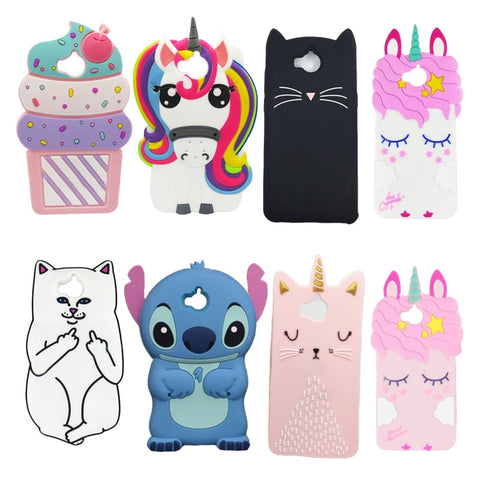Huawei Silicone 3D Cartoon Case