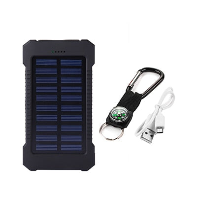 20000 mAh Portable Solar Powerbank