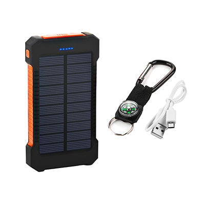 20000 mAh Portable Solar Powerbank