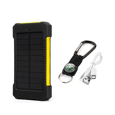20000 mAh Portable Solar Powerbank