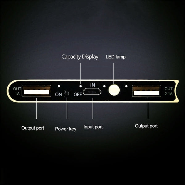 20000mAh High Capacity Dual USB Powerbank