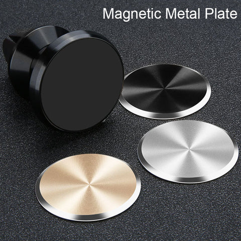 Plating Iron Stickers on Magnetic Car Phone Holder