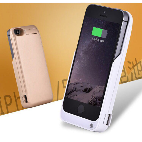 iPhone 5 5S SE 4200mAh Battery Charger Case Power Bank