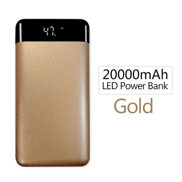 20000mAh Portable Charger Dual USB Powerbank