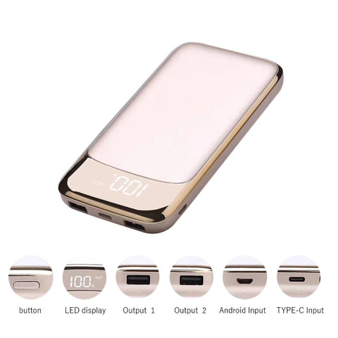 20000mAh  Dual USB LED Powerbank