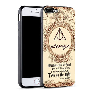 Harry Potter  Black Soft Silicone Phone Case
