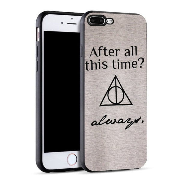 Harry Potter  Black Soft Silicone Phone Case