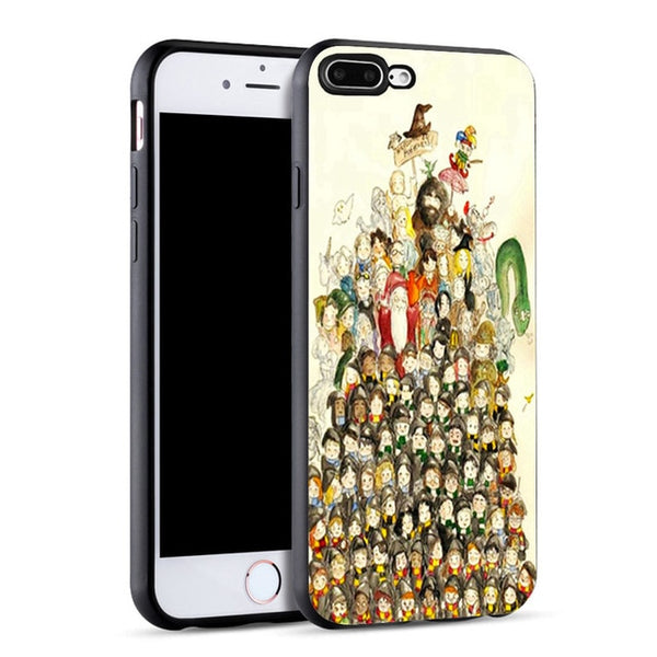Harry Potter  Black Soft Silicone Phone Case