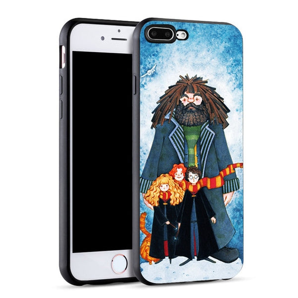 Harry Potter  Black Soft Silicone Phone Case