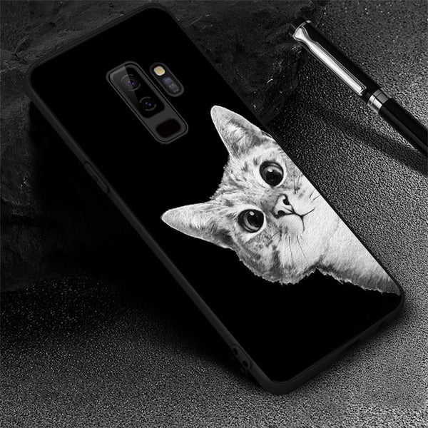 Black TPU Pattern Case
