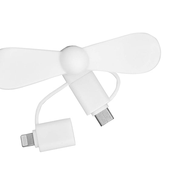 3 IN 1  Portable Cell Phone Mini Fan