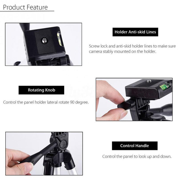 Long tripod Bluetooth Remote Control Holder