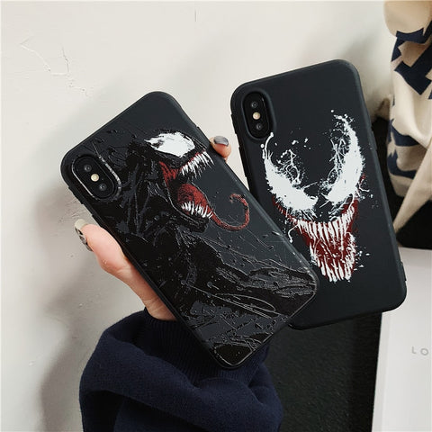Marvel Venom Super hero emboss phone cases