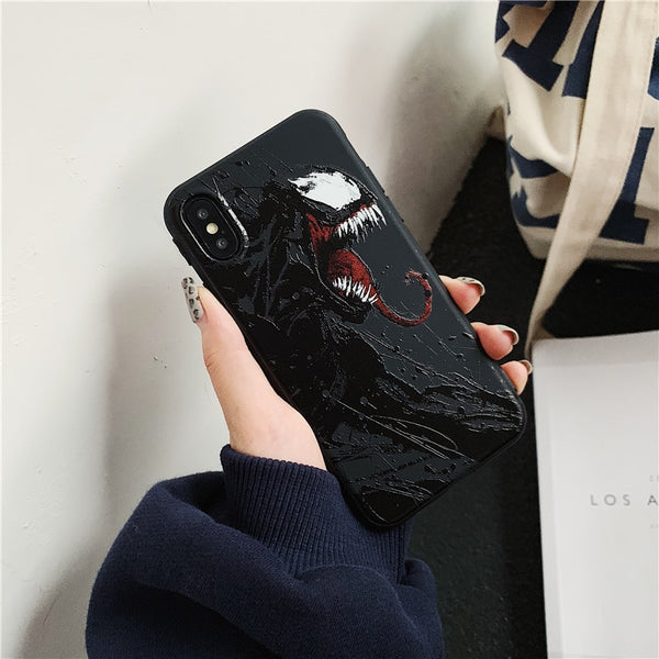 Marvel Venom Super hero emboss phone cases