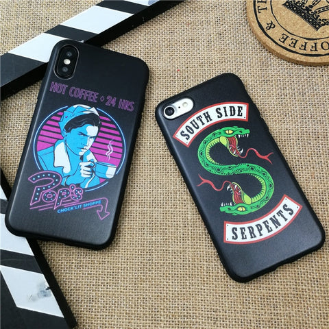 RIVERDALE snake soft phone cover case