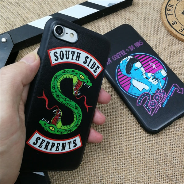 RIVERDALE snake soft phone cover case