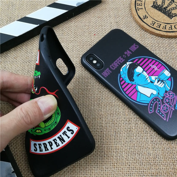 RIVERDALE snake soft phone cover case