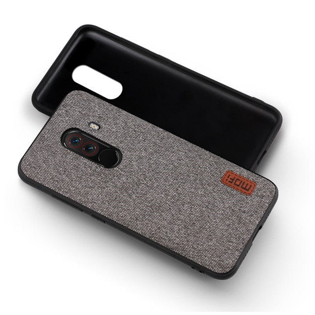 SORAKA Cover Per Xiaomi Pocophone F1 Con Anello E Supporto Magnetico - Custodia TPU Morbida E Ultrasottile