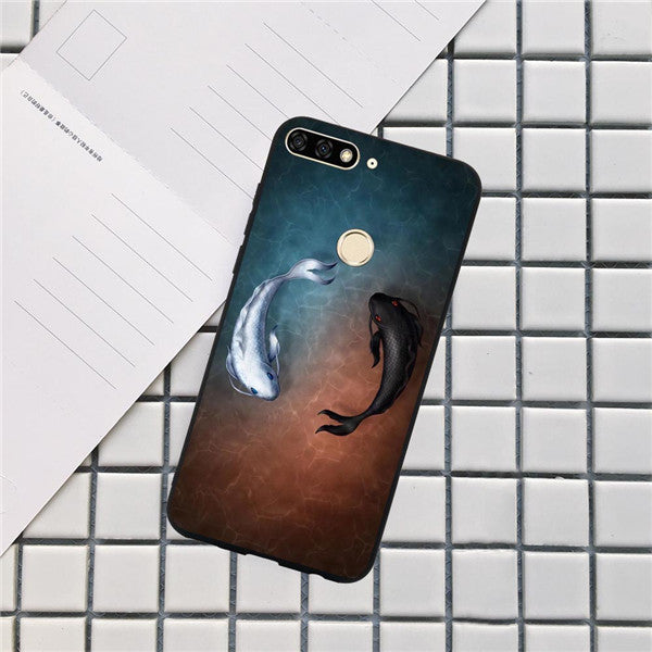 Huawei Luxury Flamingo Flowers Case