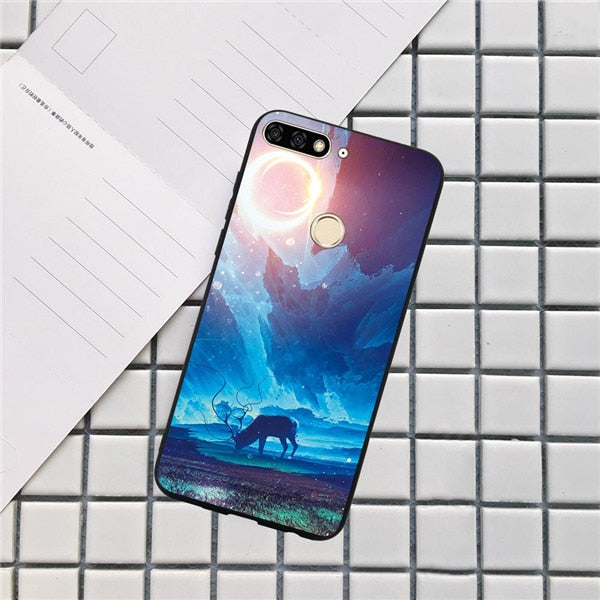 Huawei Luxury Flamingo Flowers Case