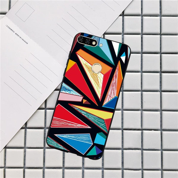 Huawei Luxury Flamingo Flowers Case
