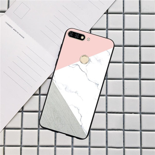 Huawei Luxury Flamingo Flowers Case