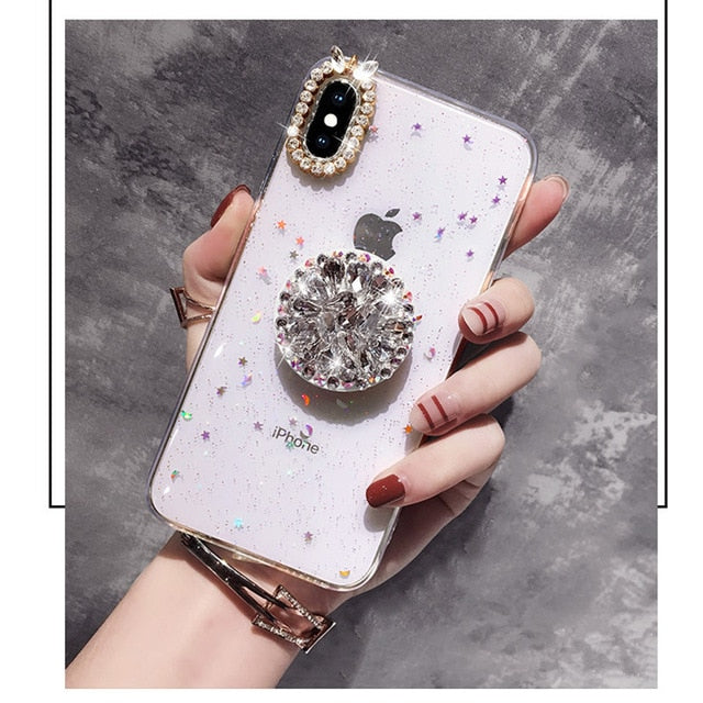 Marble Diamond Ring Holder Case