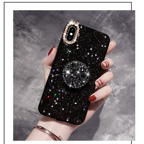 Marble Diamond Ring Holder Case