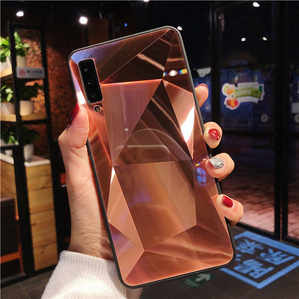 3D Diamond Glitter Mirror Case