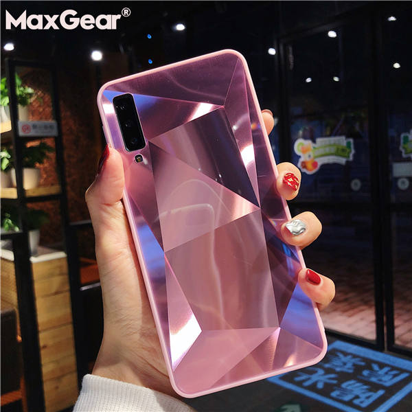 3D Diamond Glitter Mirror Case