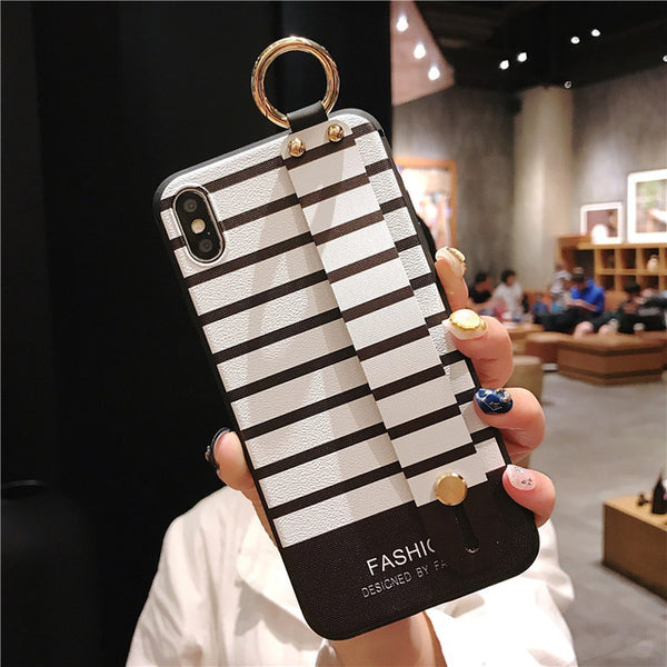 Wrist Strap Soft TPU Phone Case