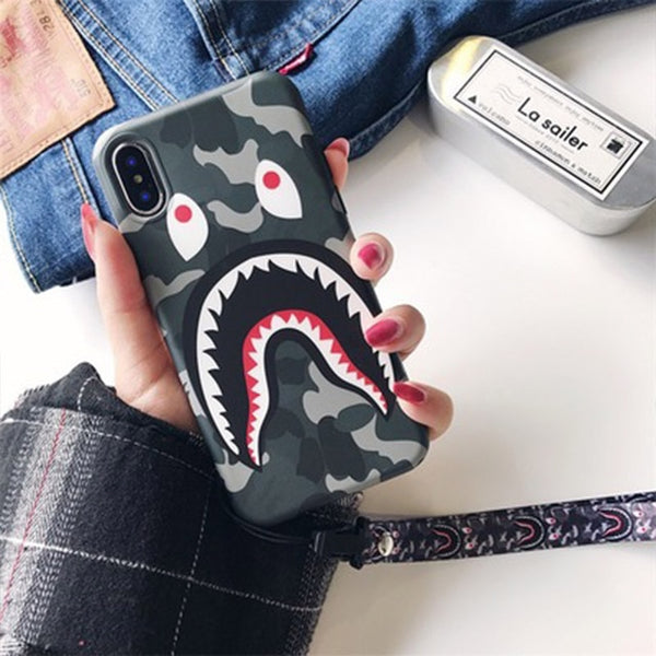 Huawei Cute Cartoon Shark  Phone Case