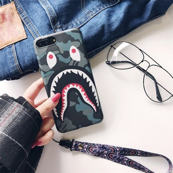 Huawei Cute Cartoon Shark  Phone Case