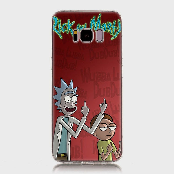 Rick and Morty Silicone Phone Case