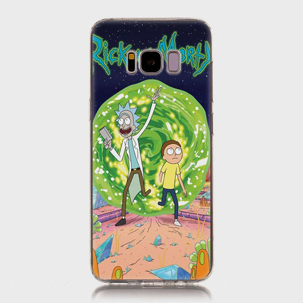 Rick and Morty Silicone Phone Case