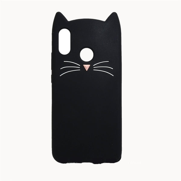 Huawei 3D Cute Cartoon Cat Cases